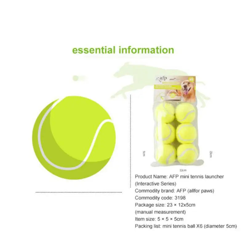 🎾 Dog Toy Tennis Balls for Puppies and Small Dogs - Perfect for Fetch, Fun & Training! 🐾