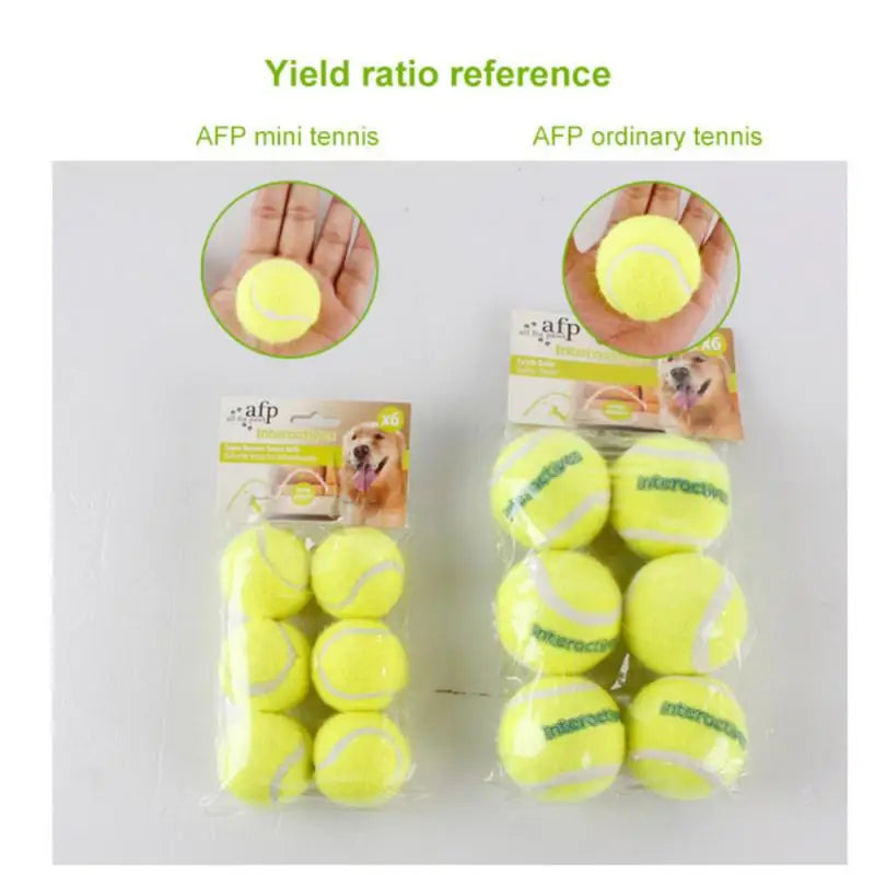 🎾 Dog Toy Tennis Balls for Puppies and Small Dogs - Perfect for Fetch, Fun & Training! 🐾