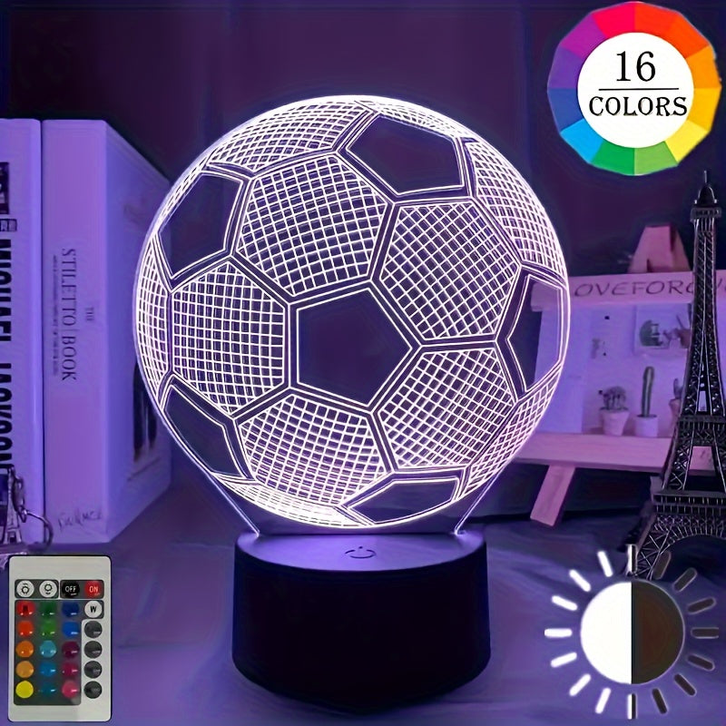 3D LED Football Night Light