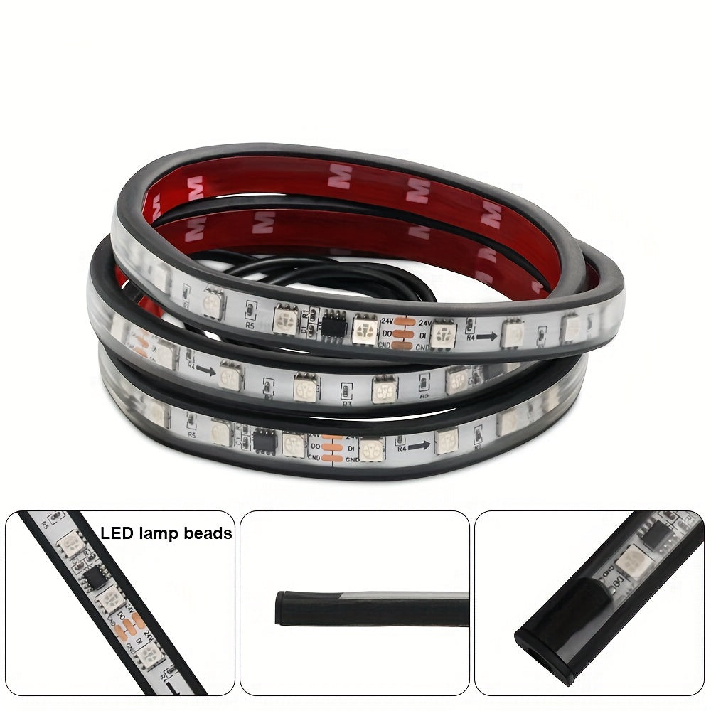 1pc for Truck 12V24V Colorful Running Lights Decorative Lights Ambient Lights Phantom Lights