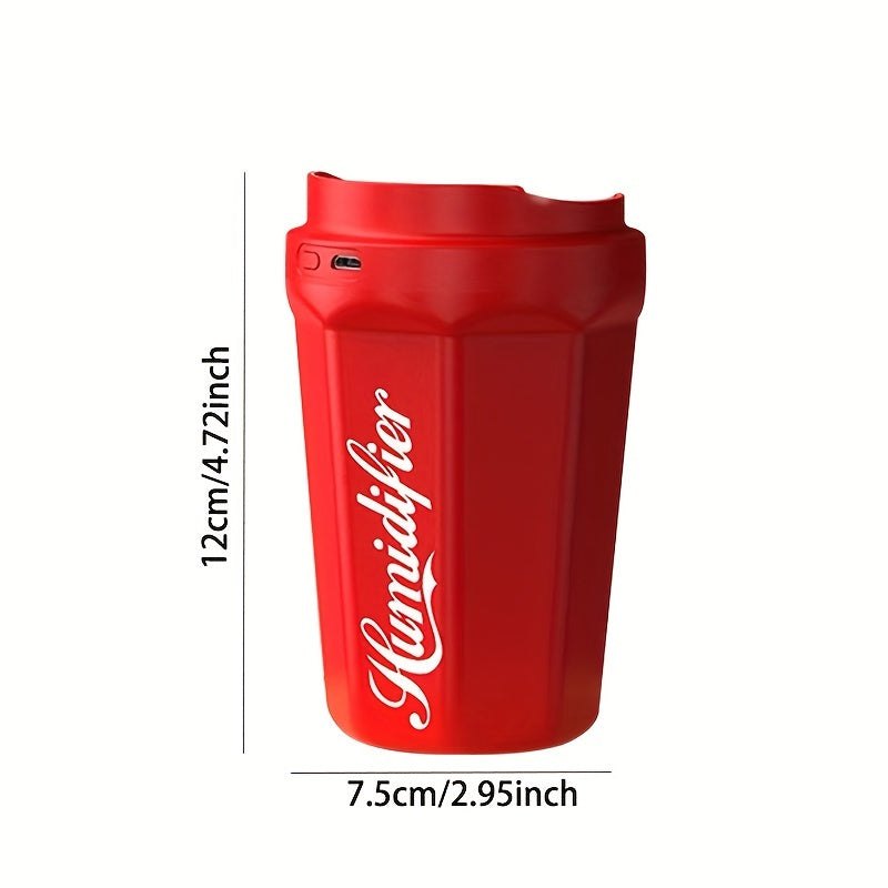 Soda Can Aromatherapy Humidifier - Cool Mist USB Powered with Wick Filter