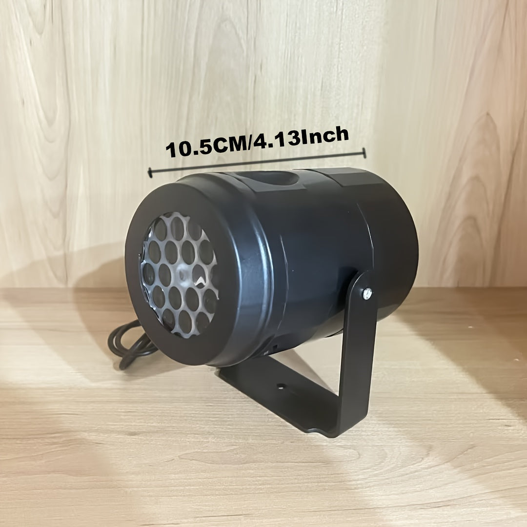 USB Snowflake Christmas Projector - Rotating Christmas Patterns, High-Quality LED Stage Light, Weather-Resistant Outdoor Holiday Illumination, Magical Snowflake Party Lamp, Bright Energy-Efficient Christmas Lighting for Home,