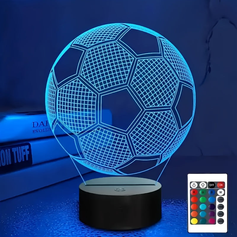 3D LED Football Night Light