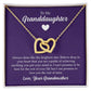 Interlocking Hearts Necklace -Interlocking Hearts Necklace - For Granddaughter From Grandmother