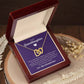 Interlocking Hearts Necklace -Interlocking Hearts Necklace - For Granddaughter From Grandmother