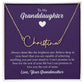SignatureSignature Name Necklace - For Granddaughter From Grandmother