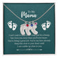 Engraved Baby FeetEngraved Baby Feet with Birthstones Necklace - To My Mama