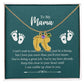 Engraved Baby FeetEngraved Baby Feet with Birthstones Necklace - To My Mama