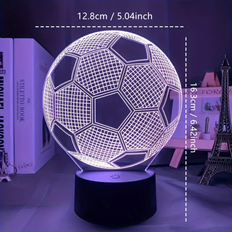 3D LED Football Night Light
