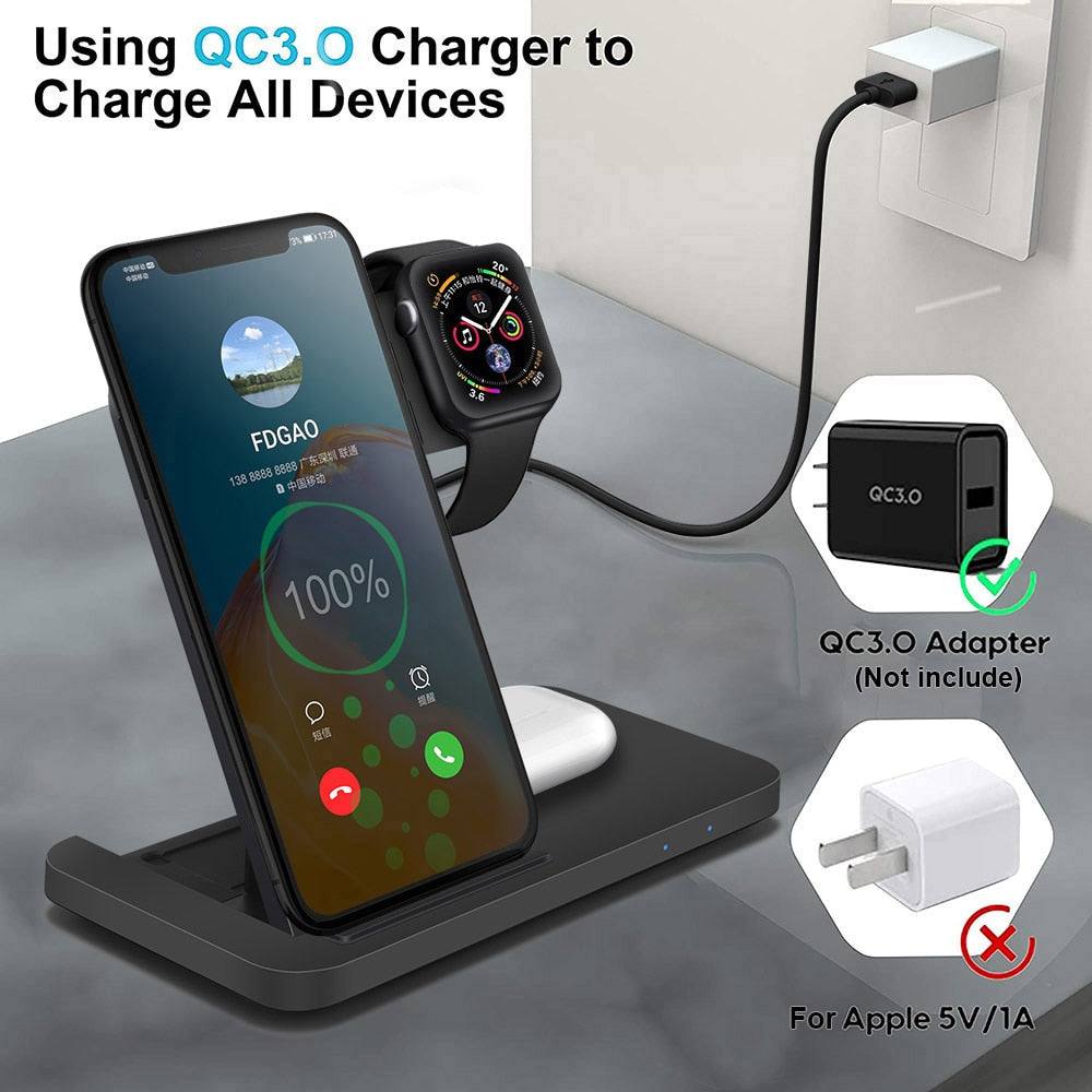 3in1 Wireless Fast Charger3in1 Wireless Fast Charger