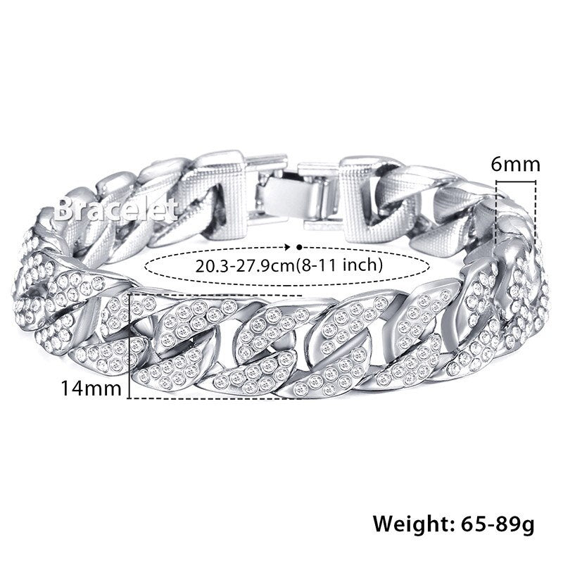 Miami Gold Curb Cuban BraceletMiami Gold Curb Cuban Bracelet