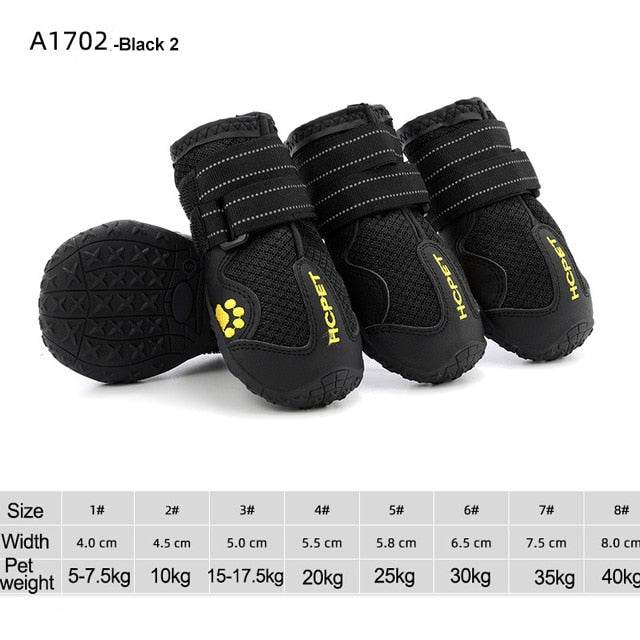 Waterproof Reflective Dog BootsWaterproof Reflective Dog Boots