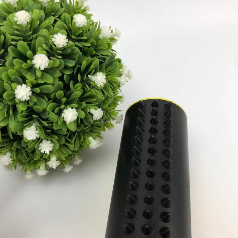 Pet Hair Remover Brush with durable black design and gentle bristles for effective pet grooming.