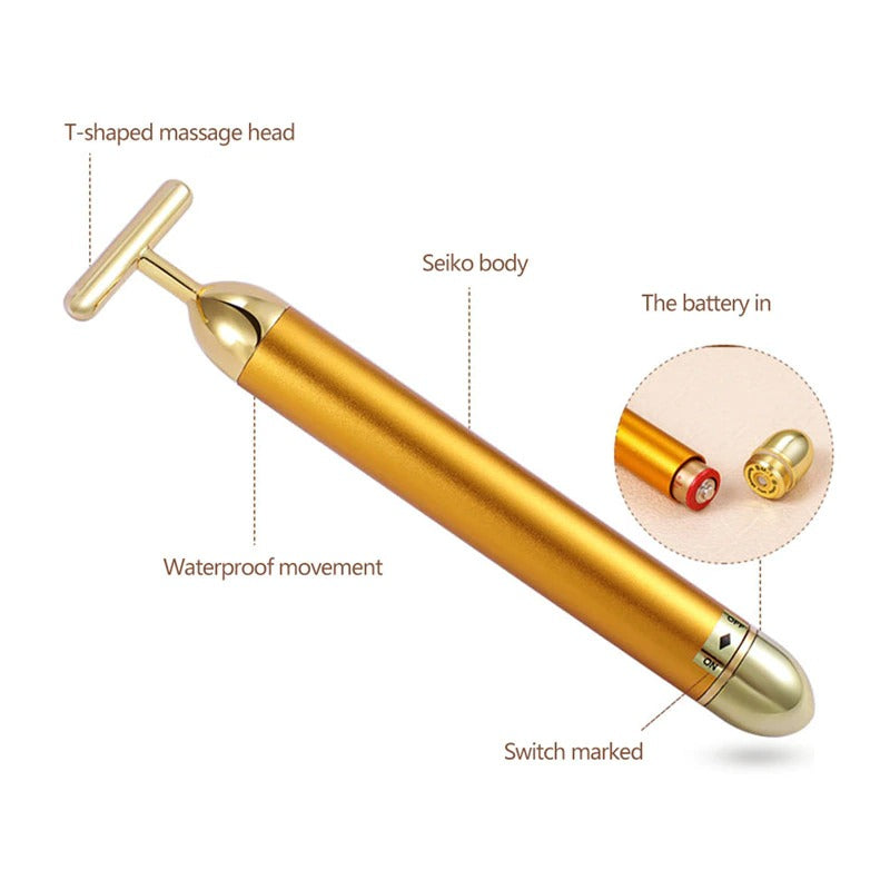 24K Gold Facial Roller Massager24K Gold Facial Roller Massager